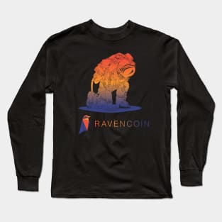 Ravencoin coin Crypto coin Cryptocurrency Long Sleeve T-Shirt